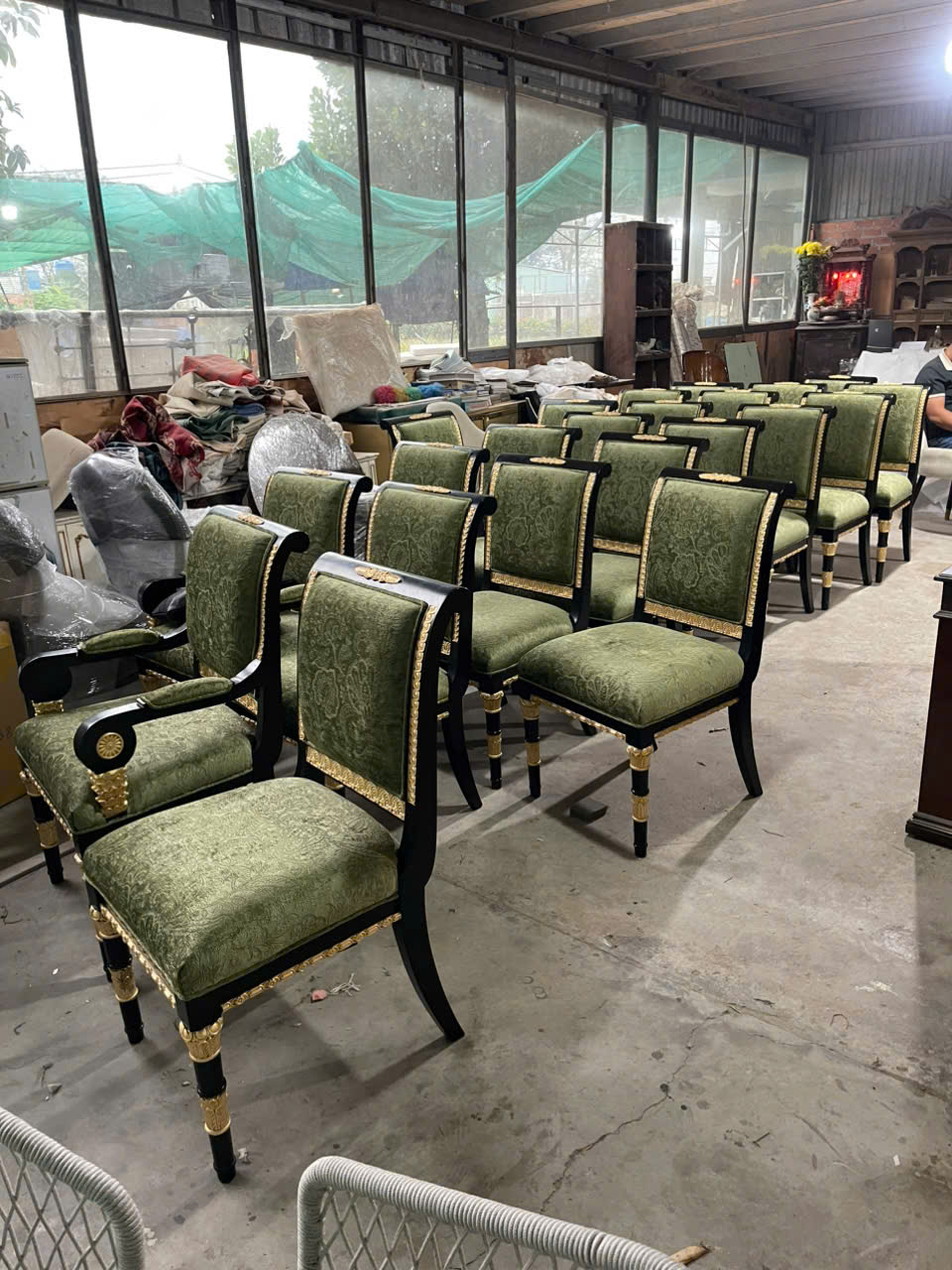 GHẾ ĂN CỔ ĐIỂN KHÔNG TAY WELLINGTON